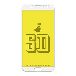 Película 5D de Silicone Maleavel Bordas Brancas Zenfone 5 Selfie - Branco