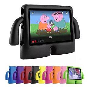 Capa Tablet Infantil Emborrachada Tablet Samsung Galaxy Tab3 T110 T1 A7 7 Polegadas -Diversas Cores  CPTB-SMTAB3-DV