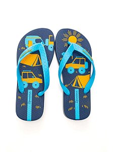 Chinelo De Dedo Ipanema Infantil Menino Fantasia 27012-Azul