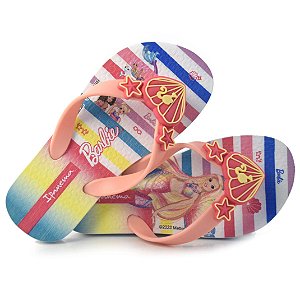 Chinelo Infantil Grendene Ipanema Barbie Sereia 25729-ROSA