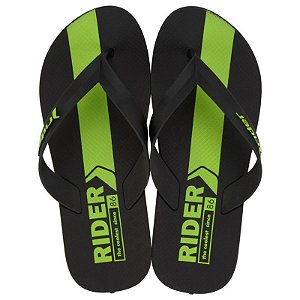 Chinelo Rider Feel Urban Dedo 12318-Verde-Preto