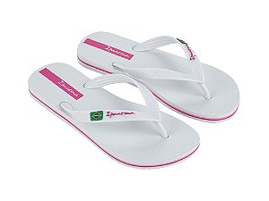 Chinelo  Ipanema Brasil 27040-Branco-Rosa