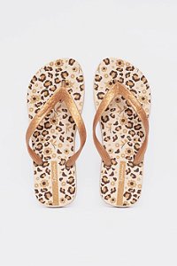 Chinelo Feminino Ipanema Happy - 25279-Bege-Ouro