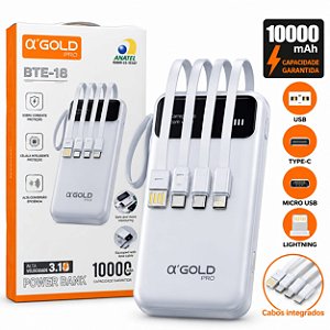Power Bank Externa Multiuso 10.000mah BTE-18