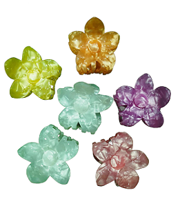 Presilha Grande Piranha Flor Prendedor De Cabelo Acessórios da Moda Cores Sortidas YZL-38-7