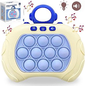 Pop It Gamer  Eletrônico Quick Push Console Anti Stress Astronauta ASTRONUAT NO.YY-0