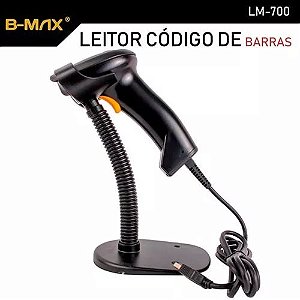 Leitor de código de barras com suporte B-Max LM-700