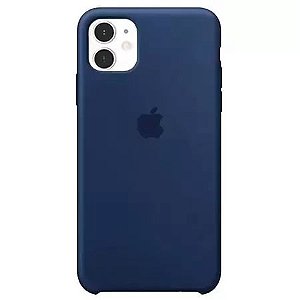 Capa de Silicone para Iphone 11 - Azul Escuro