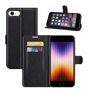 Capa Carteira para Iphone 7 - Preta - CPC-IPH7-PT