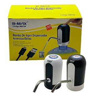 Bomba d' água Eletrica Recarregável B-MAX BM760