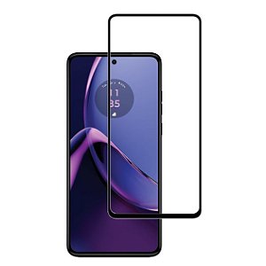 Película 3D de Vidro Temperado Bordas Pretas Motorola G84 5G -Preto