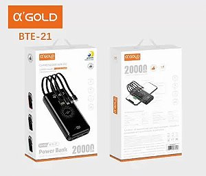 Power Bank Externa Multiuso 20.000mah BTE-21