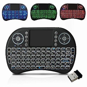 Mini Teclado Sem Fio Com Touchpad KP-2048