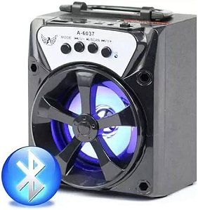 Caixa de Som Portátil Bluetoot A-6037
