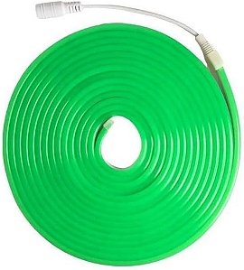 Fita Led 5m Neon Verde / Azul Alto Brilho Flexível 12V-Verde