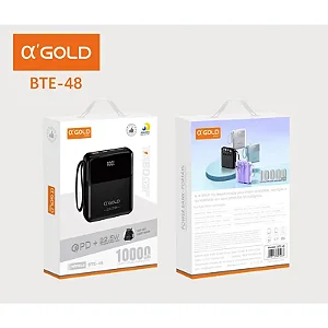 Power Bank Portátil Turbo 22.5W / 10000mAh / Com Display BTE-48A