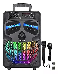 Caixa de Som Portátil Com Led RGB NB-1