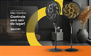 Ventilador Mallory Coluna Max Control 40 cm 15 Pás B94401762