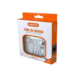 Fone de Ouvido USB-C Branco K505C