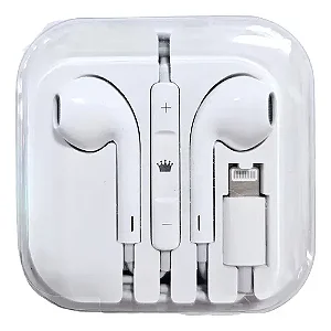 Fone de Ouvido Lightning Branco K510L