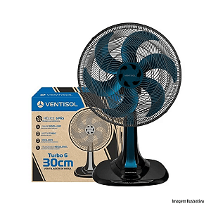 ventilador ventisol turbo 6 30cm VEN549