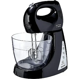 Batedeira Mallory Activa Duo Plus 4 Velocidades e Pulsar B91300452 - Preto 220V