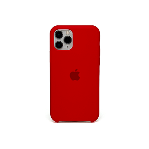Capa de Silicone para Iphone 11 - Vermelho