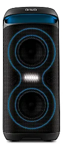 Caixa Amplificada AIWA Party Box PB08, 160W, Conexão USB, Bluetooth, RGB, AWS-PB-08 Sim Preto