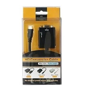Cabo Conversor Hdmi para Vga AL-VGA100