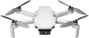 Drone DJI Mini 4K Fly More RC-N1 (sem tela) Combo, 3 Bateria, 4K, até 31min voo, até 10km distância livre, Panorâmica e