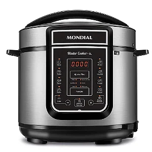 Panela de Pressão Elétrica Multifuncional Digital HQ 6L Inox HQ-Y6DI