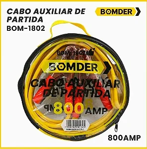 Cabo Auxiliar De Partida Chupeta Transmissão 2.2m 800AMP Bomvink BOM-8102
