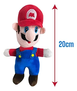 Chaveiro Pelúcia Do Mario Bros 20cm MRCH20
