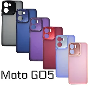 Capinha Space Acrílico Fosca Motorola Moto G05 / E15 Cor Misto