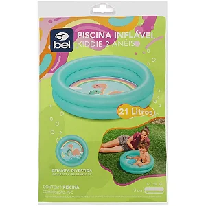 Piscina Inflável Infantil Kiddie 2 Anéis 21 Litros 105800