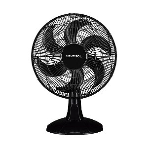 Ventilador de Mesa Ventisol Turbo 6 Pás 40cm Preto 220V 551