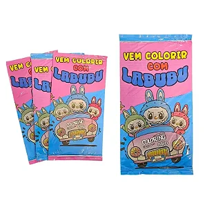 Cards Labubu Para Coloris Com 4 Unidades CARD-LABU