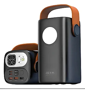 Power Bank Portátil 60000 Mah A'Gold, 2 USB-C + 3 USB 22w Turbo BTE-96