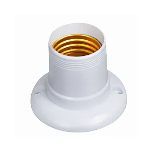 Soquete Bocal Fixo PVC E27 Branco