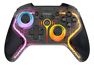 Controle Gamer Multifuncional Bluetooth Turbo Led Rgb 4 Em 1 Ipega PG-9666T