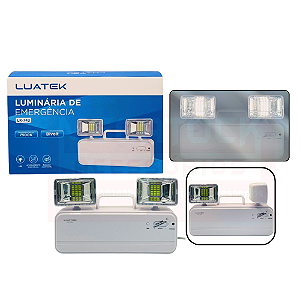 Lâmpada De Emergência 1200lm 7500k 8w Bivolt Luatek - LK-743