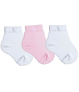 Kit Bebê com 3 Pares De Meias BF-CE102