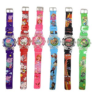 Relógios Infantis Com Temas Pe Personagens De Desenhos Animados RI-DA
