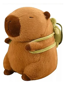 Peluches De Capivara E Mochilas Pequenas De Tartaruga 20cm AZ001