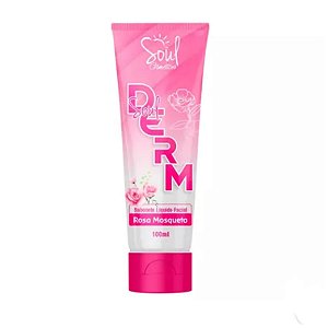 Sabonete líquido facial rosa mosqueta Soul Derm 100ml