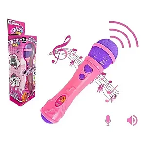 Microfone Infantil Brinquedo Musical Karaokê - Plus DFXL116