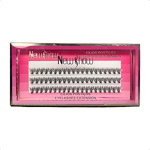 Cílios New Show Tufinho Sem Nó 40P 8mm AD4838
