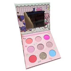 Paleta de Sombra 9 Cores Kuromi MYJ-0908