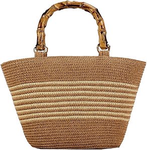 Bolsa De Praia Rafia barbara Bauarte JF-118