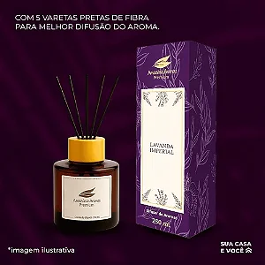 Difusor Premium Amazônia Aromas 250ml Lavanda Imperial